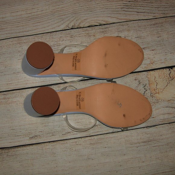 Lulus Lilac Transparent Straps Heel Sandals 11 - Picture 3 of 12